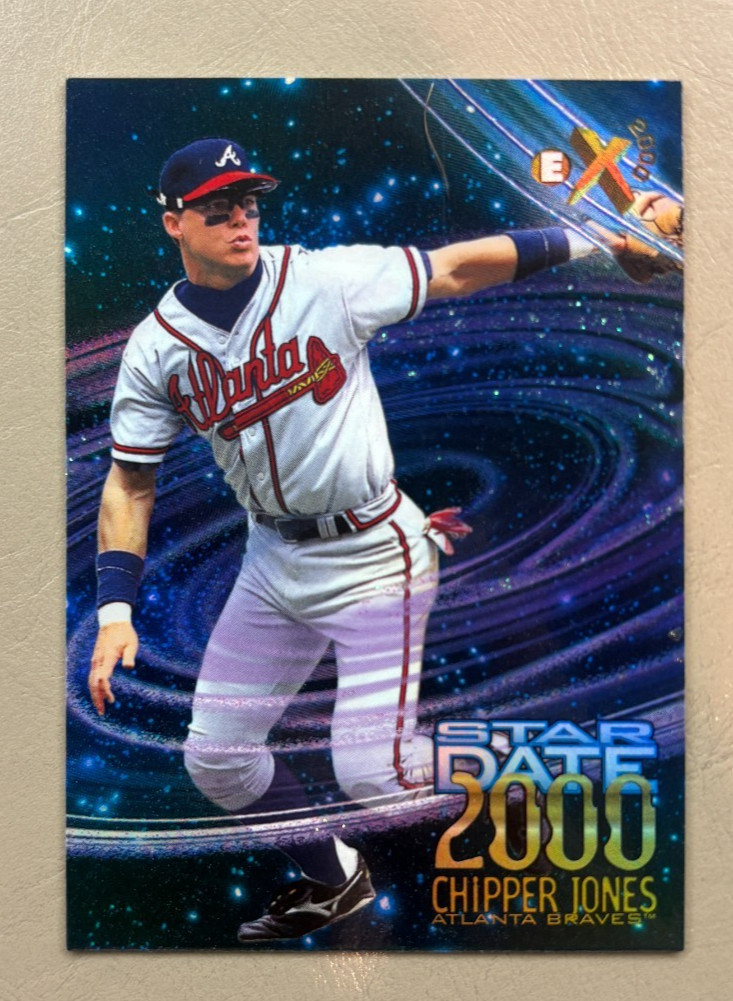Chipper Jones 1997 Fleer Skybox E-X2000 Star Date 2000 #5 Insert