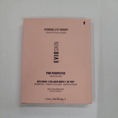 EvioSkin Pink Perspective Hydrogel Eye Therapy 3 Pairs NIB