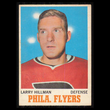 Larry Hillman #81 1970 O-Pee-Chee Philadelphia Flyers Hockey Card NHL EX