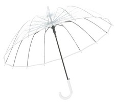 Clear Bubble Umbrella for Rain Wedding 16 Ribs Big Size Windproof Auto Open S...