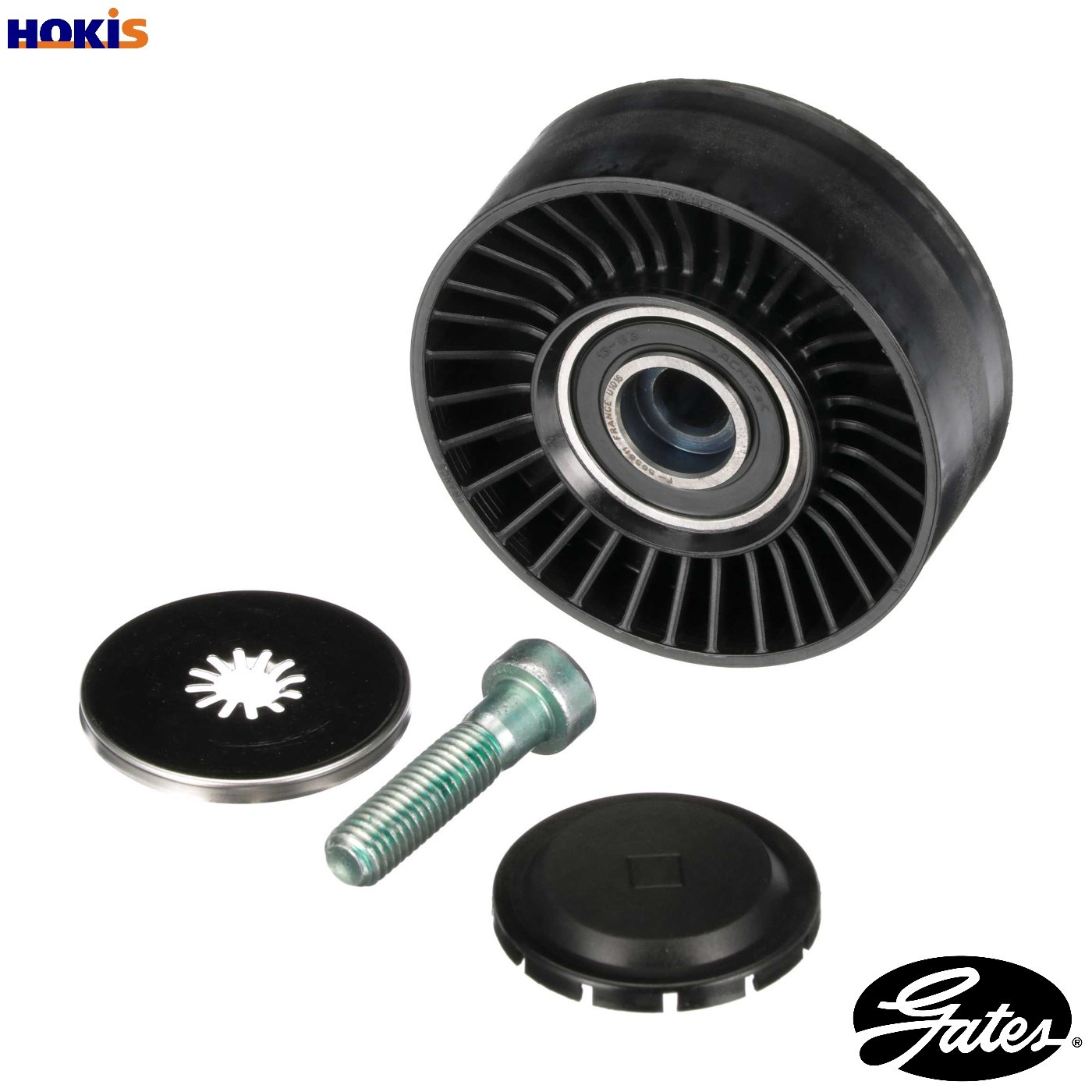 V-Ribbed Belt Deflection/Guide Pulley Belt Drive Plastic Fits BMW GATES T36364 - Image 21