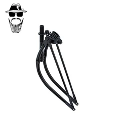 Original Lowrider 26" Bent 1" Black Durable Suspension Retro Springer Fork.