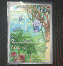 Pokemon TCG Meditite 153/142 Sv07 Stellar Crown Illustration Rare Holo English