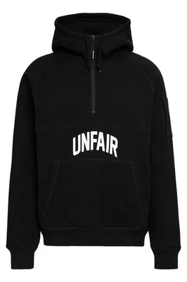 UNFAIR ATHLETICS Hoodie "Ninja Zipper" | Black | Herren Sweatshirt Sturmhaube