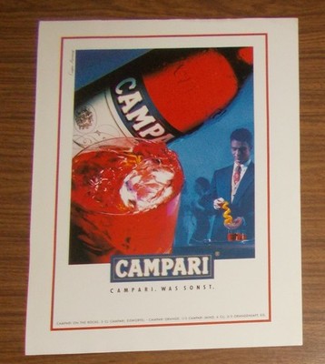 Seltene Werbung CAMPARI - Was sonst 1993