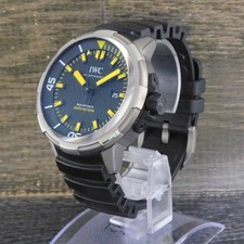 IWC Aquatimer  IW358001 S Steel Automatic Black  Men's Wrist Watch  #1420B