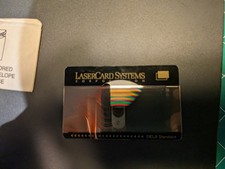 Vintage LaserCard Systems Optical Memory Card 4.1MB WORM Storage