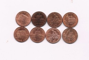 2009 Lincoln Penny 8 pieces Complete Set P & D Mint, Uncirculated.