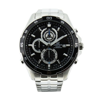 Casio Edifice Silber Herrenuhr Metallarmband Chronograph EFR-547D-1AVUEF