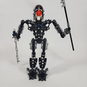 LEGO Bionicle Titans VEZON & FENRAKK Set 8764 w/ Manual No Cape Light-Up Brain