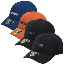 Oakley Mens 6 Panel Stretch Metallic Hat Mens Cap 912209 - New