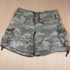 y2k Vintage No Boundaries Camo Cargo Shorts Baggy Camouflage size 46