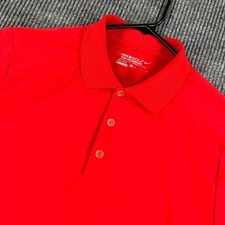 Nike Golf Tour Performance Polo Shirt Mens Small Red Short Sleeve Dri Fit