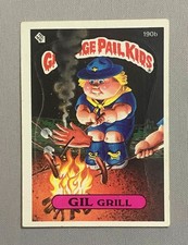 1986 Topps Garbage Pail Kids Series 5: Gil Grill #190b