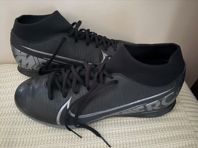Nike Mercurial Superfly 7 Club MG Soccer Shoes Black/Grey Size 8M