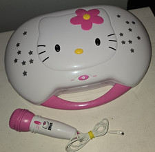 Hello Kitty KT2003B Karaoke System CD Player with 1 Microphone - Tested Working