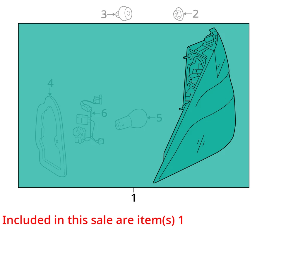 Luz trasera lateral derecha Mercedes-Benz ML350 2012 pasajero OEM GPJIH Foto 3 de 4