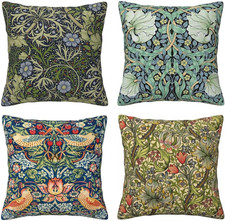William Morris Throw Pillow Covers 18X18 Inch...