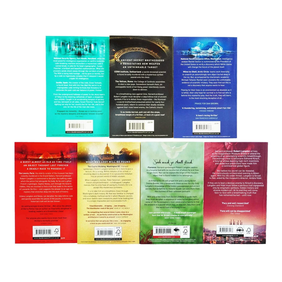 Robert Langdon Series Collection 7 Books Set By Dan Brown - Fiction - Paperback - Image 3 of 4