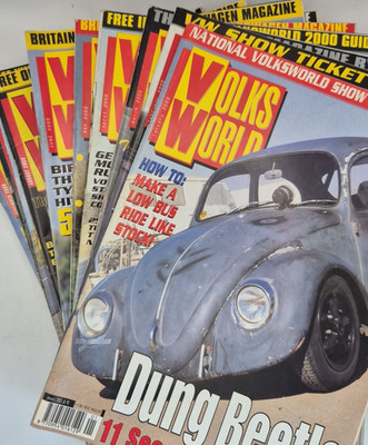 Volks World Magazine full year  2000 12 issues plus summer issue Bundle Job Lot