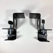 Heavy Duty Left & Right Monitor Mount Desk Clamps Universal C-Clamp Base Stand
