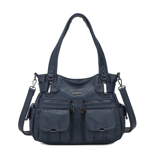 KL928 Women Handbag Y2K Large Muti Pocket Shoulder Bag Top Handle Tote Purse AU - Picture 32 of 44