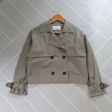 GOS Cropped Trench Coat Jacket, Short Style, Pre-Owned