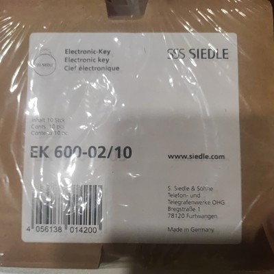 10 x Siedle EK 600-02 Electronic-Key NEU