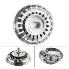 Tappo Lavello 83mm Cucina Ricambio Lavandino Rifiuti Scarico Piletta Universale