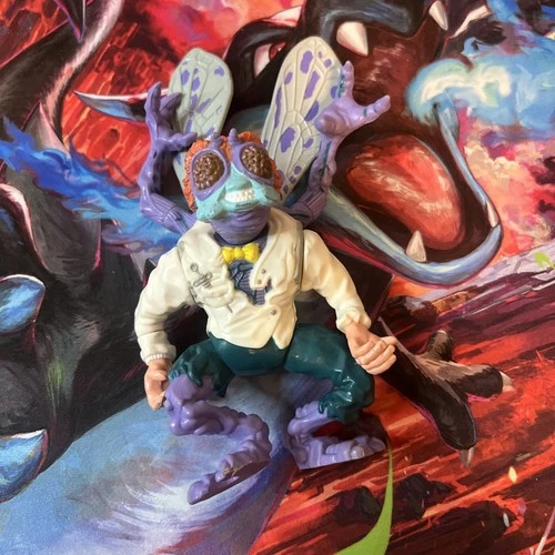 Vintage 1989 Baxter Stockman TMNT Teenage Mutant Ninja Turtles Figure Playmates