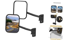 Quick Release Side Mirrors For Jeep Wrangler Tj Jk Jku 1997-2018 Easy Install Quick Release Side Mirrors For Jeep Wrangler Tj Jk Jku 1997-2018 Easy Install