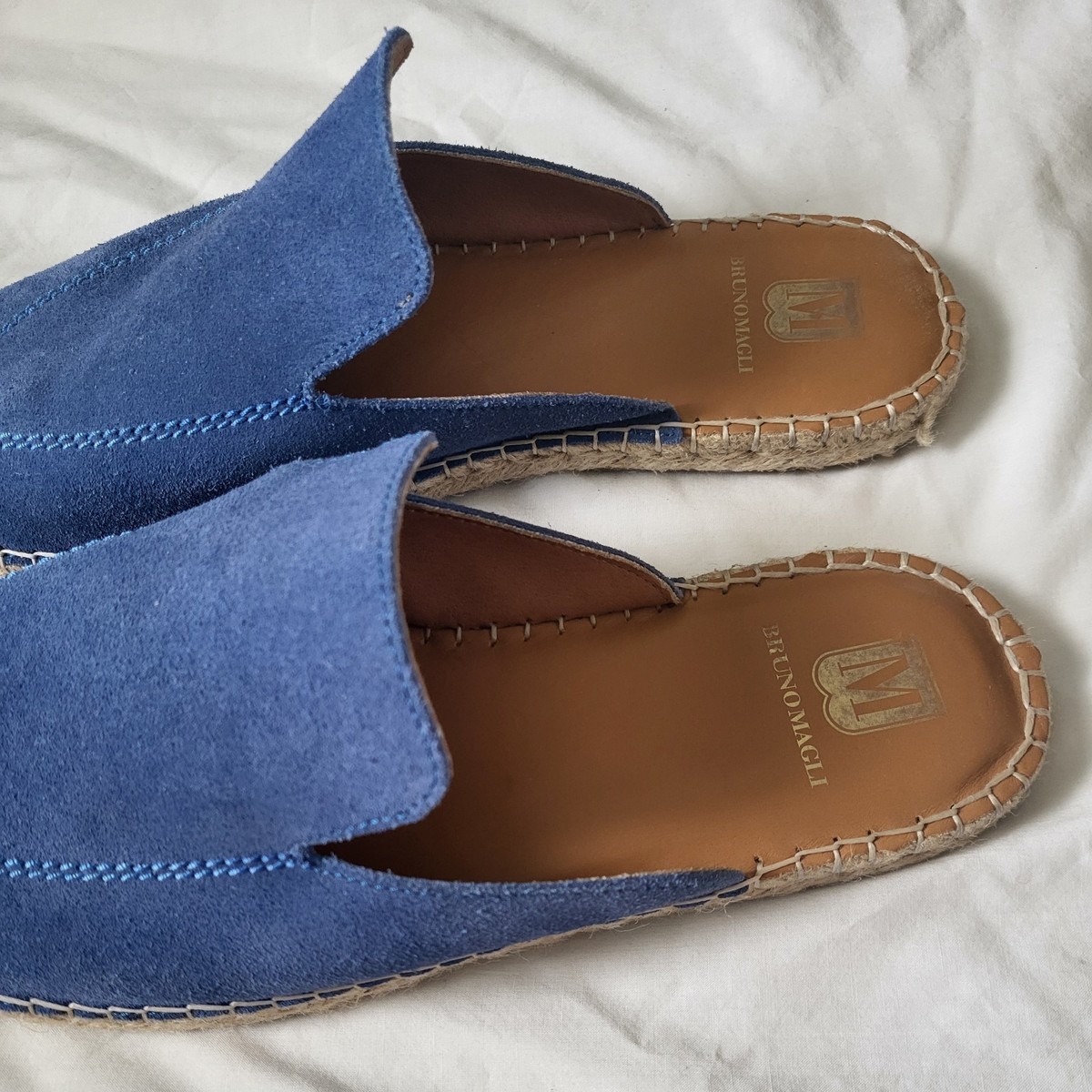 Bruno Magli Estrada Suede Espadrille Mule Men 11M Preppy Luxury Bohemian Classic The Smoking Mule Espadrille | Miel Brown Suede Women main image 4