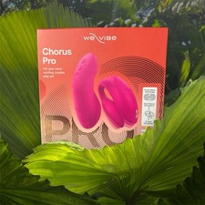 NEW We-Vibe Chorus Pro Electric Couples Massager - Pink Free Shipping