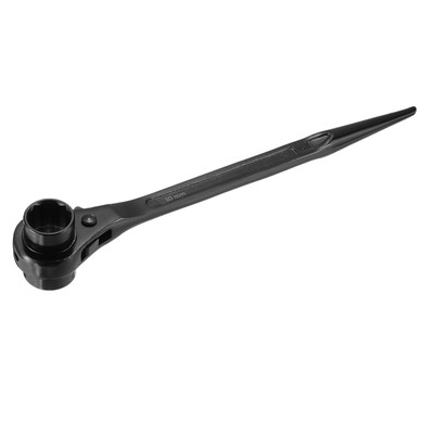 30x32mm 12-Point Scaffold Podger Ratchet Spanner Ratcheting Socket Wrench