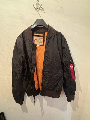 Alpha Industries Bomberjacke, Schwarz, Größe L - Bild 1 von 3