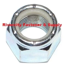 (5) M10-1.0 Fine Thread Nylon Insert Lock / Stop 10mm x 1.0 Nuts M10x1.0