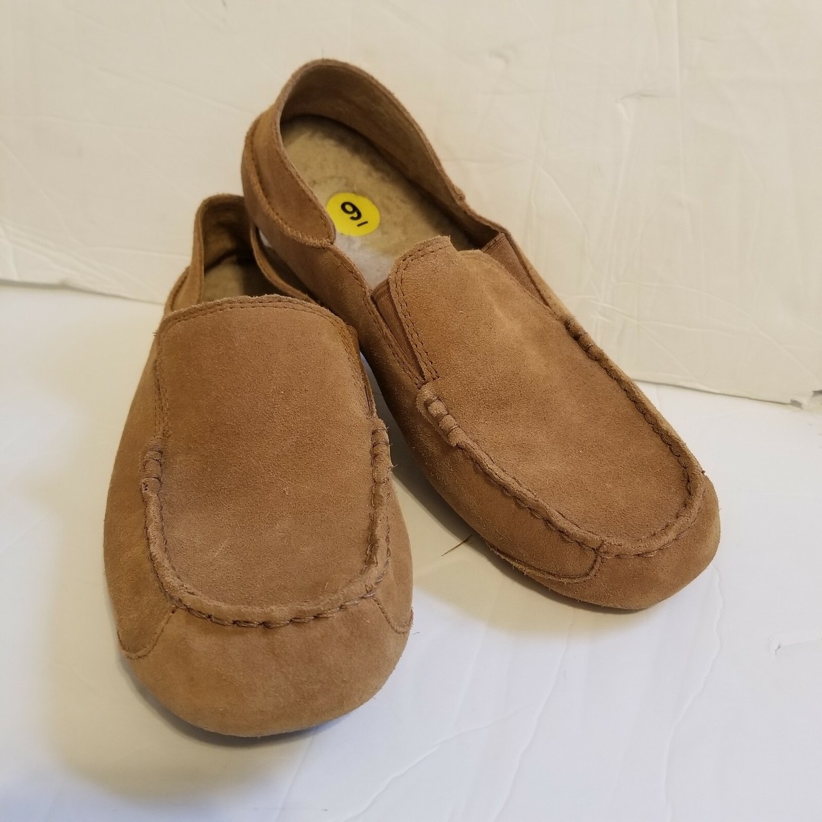 UGG Men’s Chestnut Brown Slip-On Suede Loafers Mens Chestnut UGG Classic Slip On Slippers | schuh main image 3