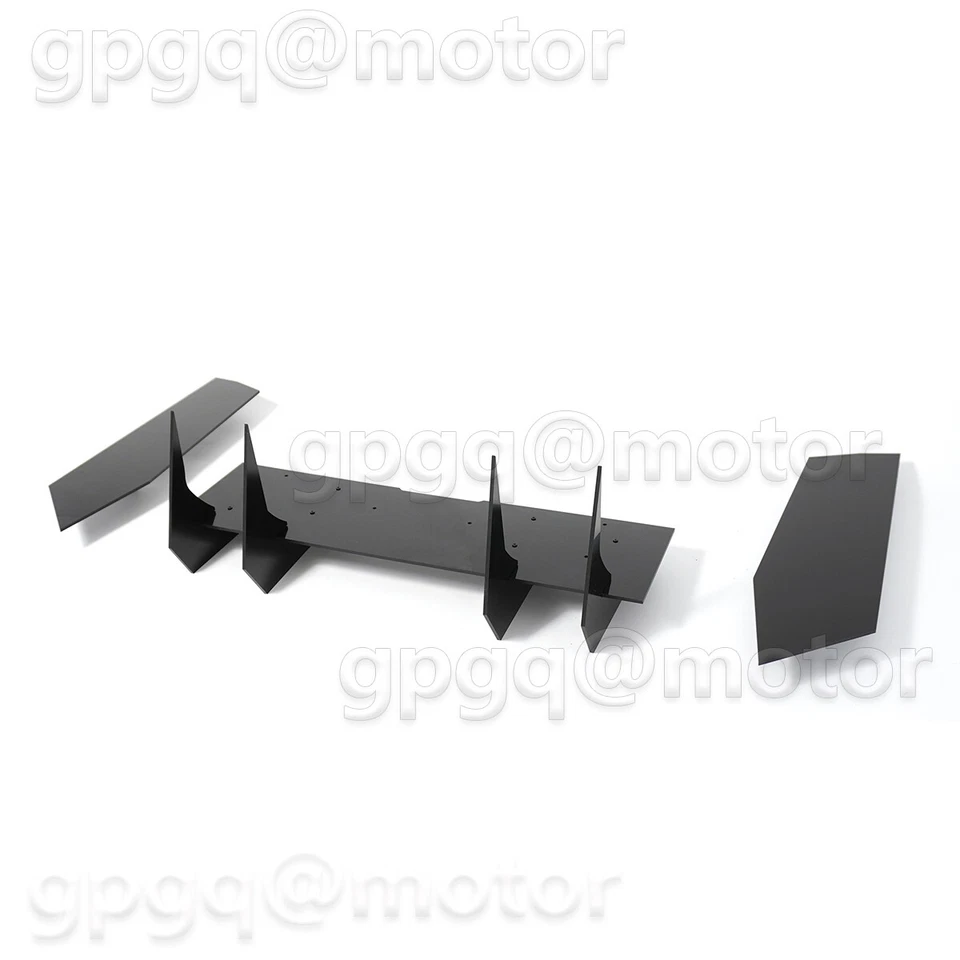 For Hyundai Genesis Coupe 09-16 Gloss Black Rear Bumper Diffuser & Corner Aprons - Image 4 of 4