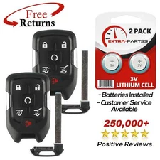 2 Remote 6btn Smart Key Fob For Chevrolet (HYQ1EA)