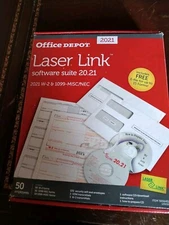 2021 OFFICE DEPOT LASER LINK SOFTWARE SUITE   Open box/Unused