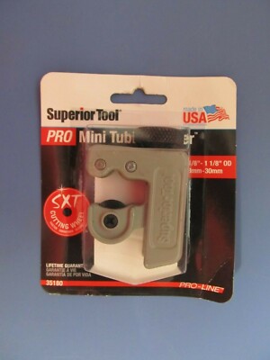 Superior Tool 1-1/8 O.D. Large Diameter Mini Tubing Cutter-One and One #35180