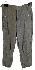 Athleta, Women's Linen Pants, Blue, Size 6, 30x27