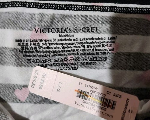 Set Of 2 Victoria's Secret Bikini Multicolor Large Panties - 第 6/7 張圖片