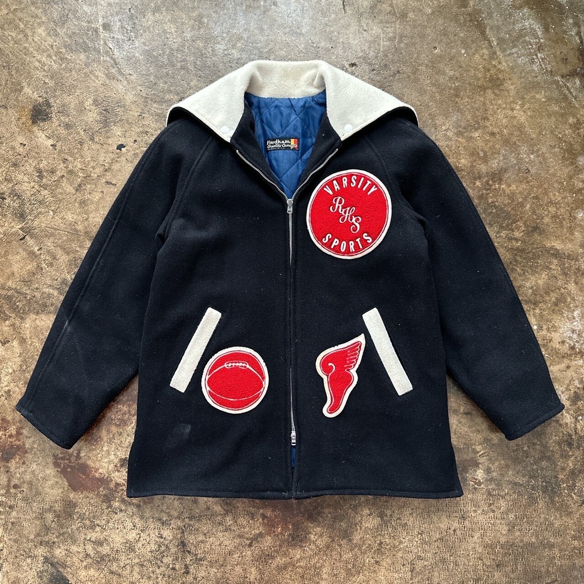 ジャケット・アウター vintage 1980s layered flap wool jacket ジャケット・アウター vintage 1980s layered flap wool jacket