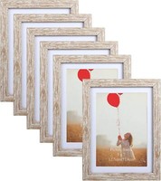 6Er Set Bilderrahmen 13X18 Cm FüR Wand Und Tisch, Geschenk, Beige 15X20