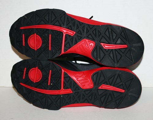 Nike Lunar Edge 12 467972-006 Nero/Rosso Sportivo Scarpe da Corsa Sneakers Uomo 12,5 - Foto 2 di 5