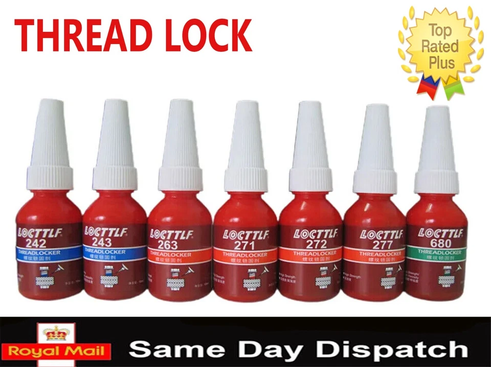 LOCTTLF Thread Lock Glue 222/242/243/262/263/271/277/648/638 270 542 545 10ml UK