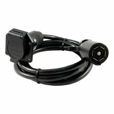 Curt 56080 7-Foot Truck Bed 7-Pin Trailer Wiring Harness Extension NEW