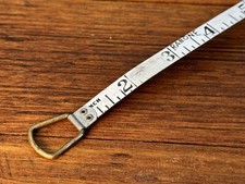 Vintage RABONE England 'WHITE BOND' No.WB4851 66ft Steel Tape Measure England