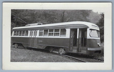 Trolley Photo - Pittsburgh Railways #1296 PCC Streetcar West Park Route